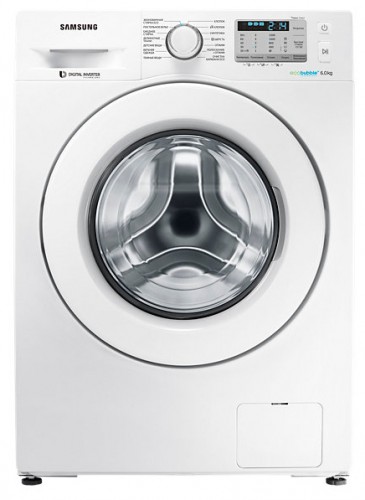 Máquina de lavar Samsung WW60J5213LW Foto, características
