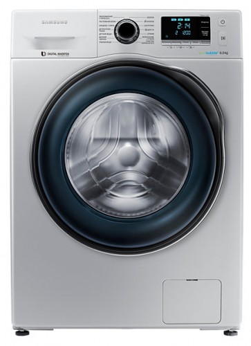 Máquina de lavar Samsung WW60J6210DS Foto, características