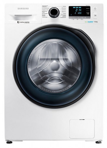 Máquina de lavar Samsung WW70J6210DW Foto, características