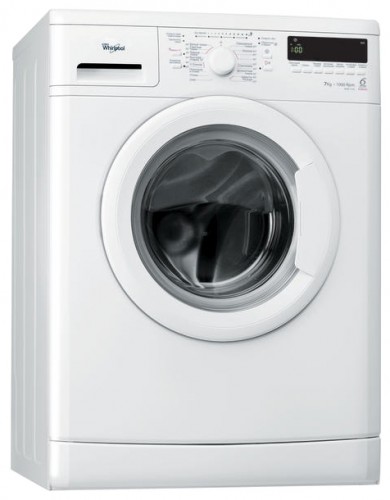 เครื่องซักผ้า Whirlpool WSM 7100 รูปถ่าย, ลักษณะเฉพาะ