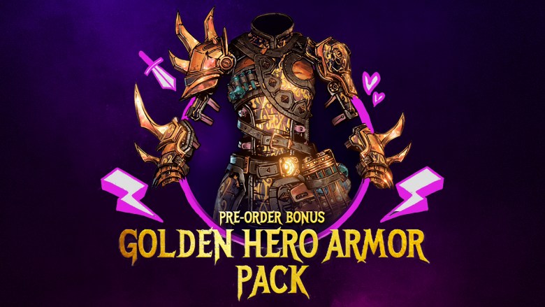 Tiny Tina's Wonderlands - Golden Hero Armor Pack EU Epic Games CD Key, 1.34$