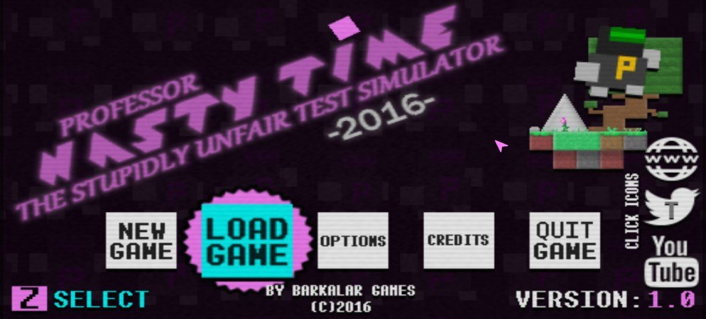 Professor Nasty Time: The Stupidly Unfair Test Simulator 2016 Steam CD Key, 2.2$