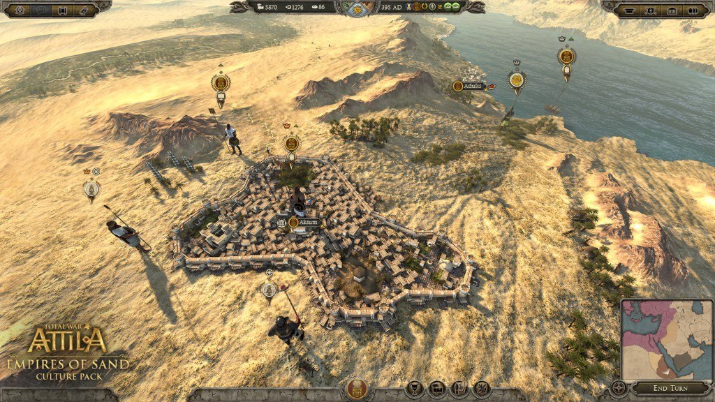 Total War: ATTILA - Empires of Sand Culture Pack DLC Steam CD Key, 6.72$