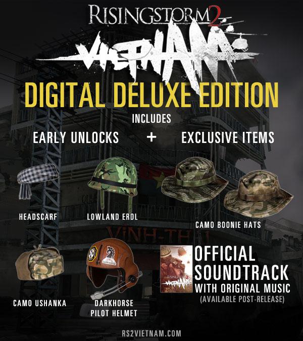 Rising Storm 2: Vietnam Digital Deluxe Edition Steam CD Key, 3.8$
