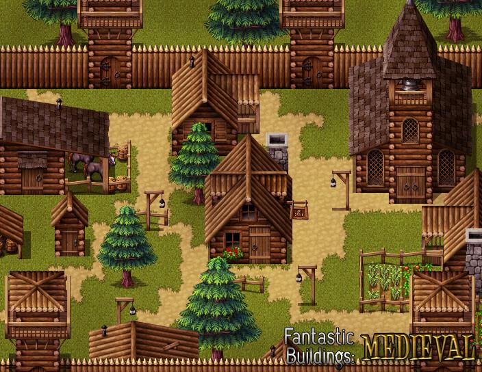 RPG Maker VX Ace - Fantastic Buildings: Medieval Steam CD Key, 6.54$