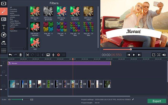 Movavi Video Editor 15 Key (Lifetime / 1 PC), 18.43$