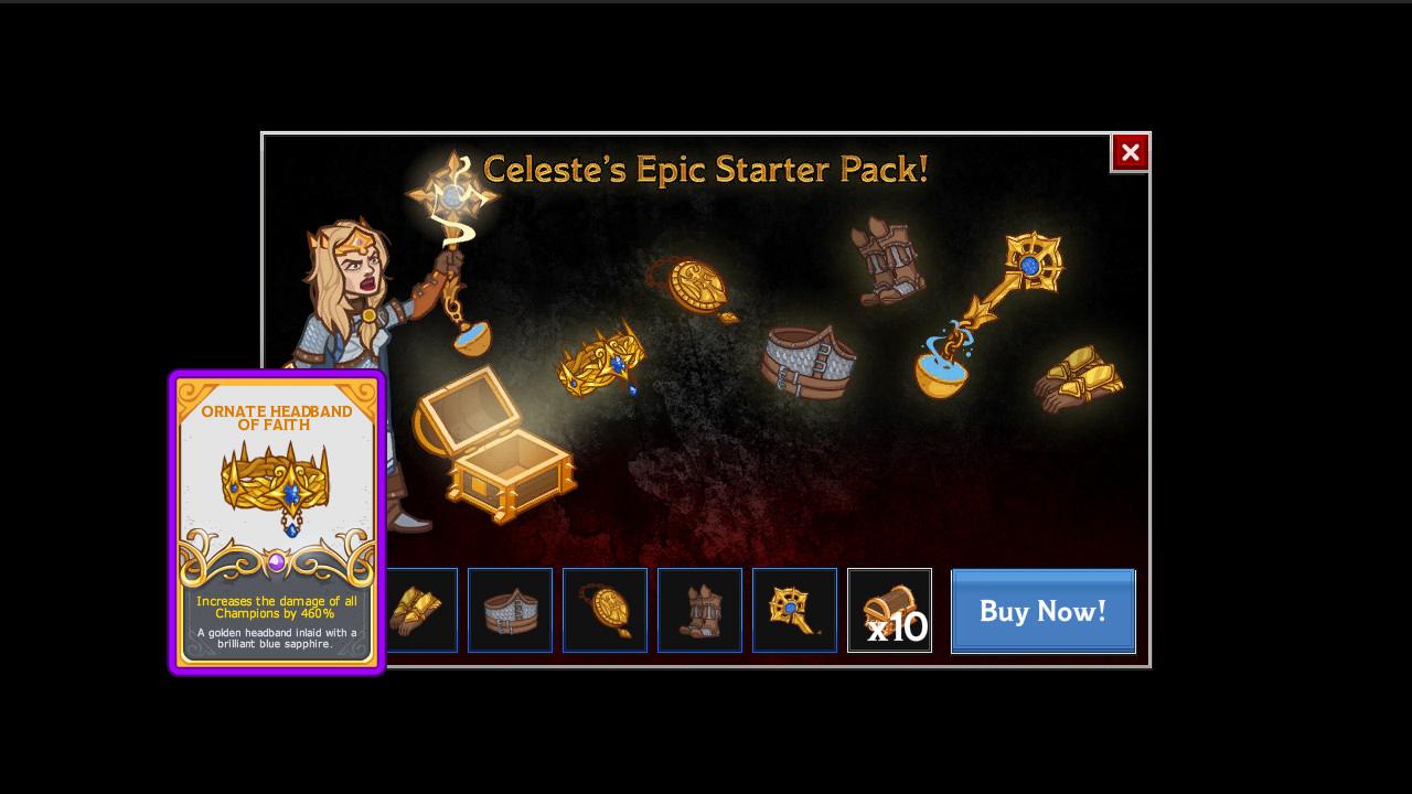 Idle Champions of the Forgotten Realms - Celeste's Starter Pack DLC Steam CD Key, 0.43$