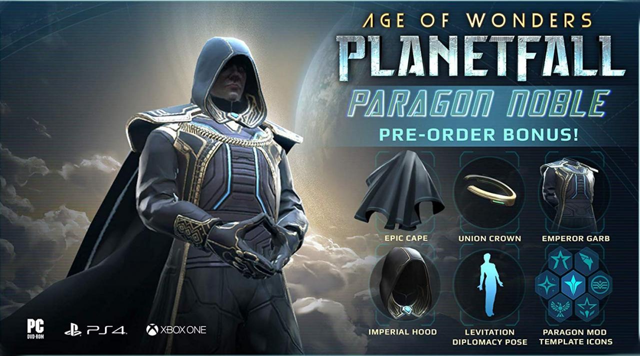 Age of Wonders: Planetfall - Paragon Set DLC Steam CD Key, 11.28$