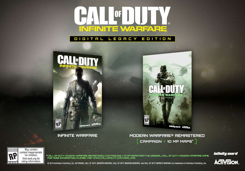 Call of Duty: Infinite Warfare Legacy Edition NA Steam CD Key, 68.2$
