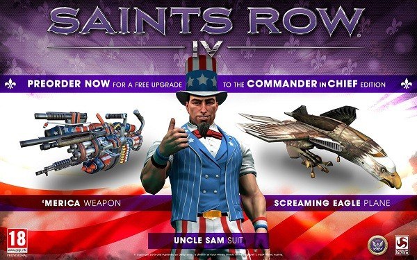 Saints Row IV Commander in Chief Edition Steam CD Key, 6.77$