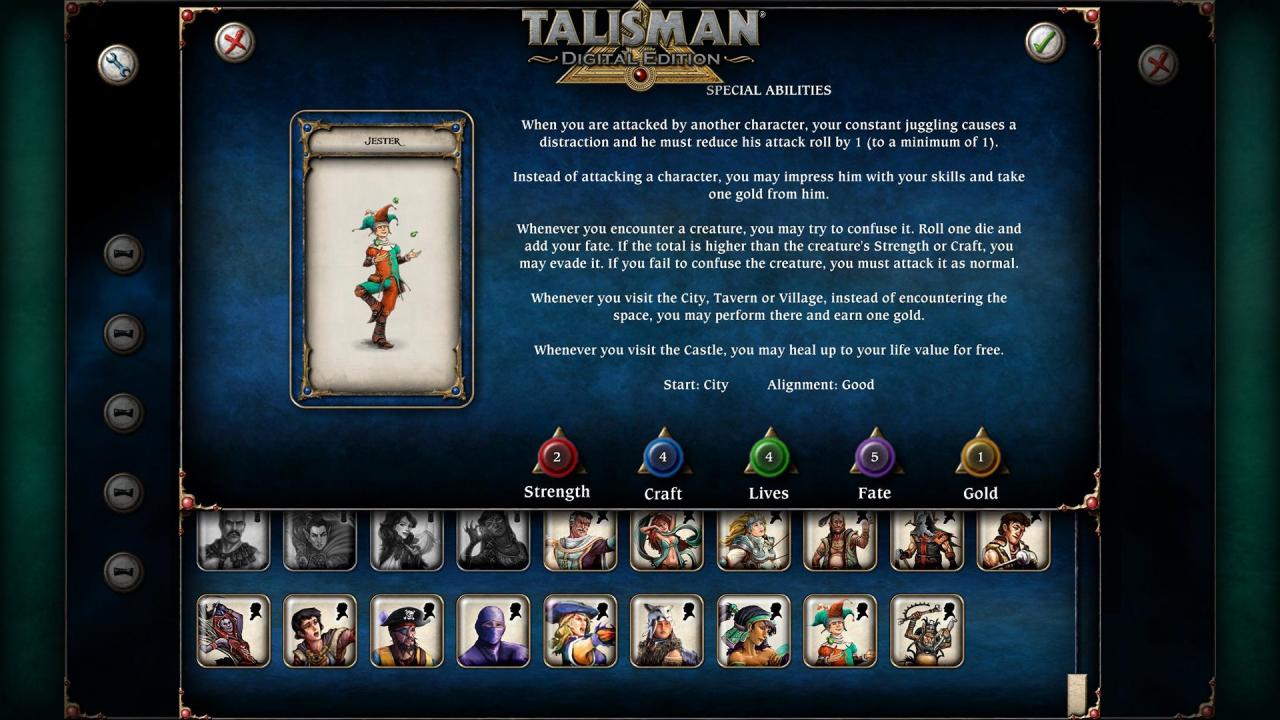 Talisman - Character Pack #12 - Jester DLC Steam CD Key, 0.86$