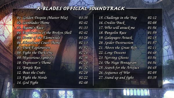 X-Blades - Soundtrack DLC Steam CD Key, 0.55$