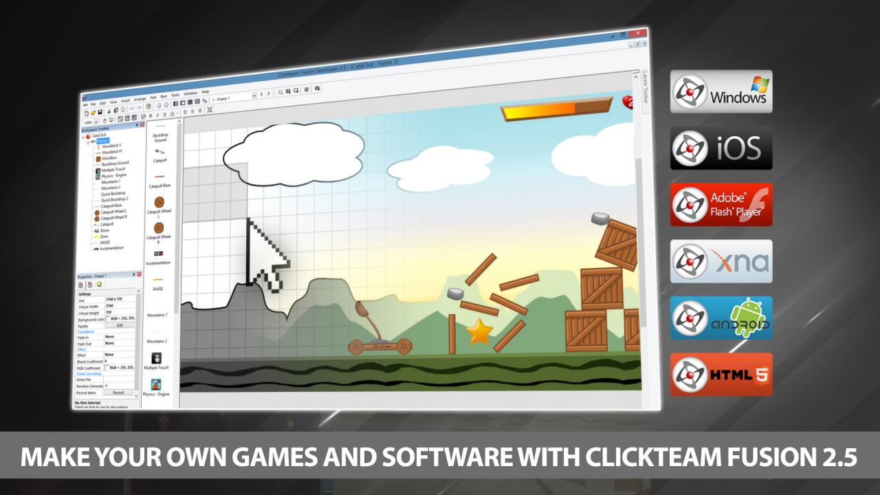 HTML5 Exporter for Clickteam Fusion 2.5 DLC Steam CD Key, 12.83$