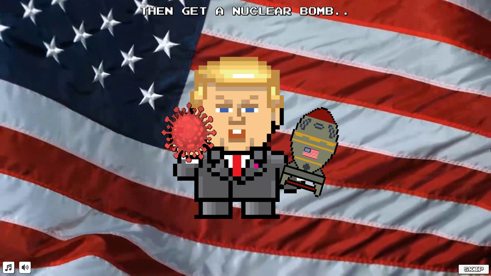 Trump VS Covid: Save The World Clicker Steam CD Key, 0.21$