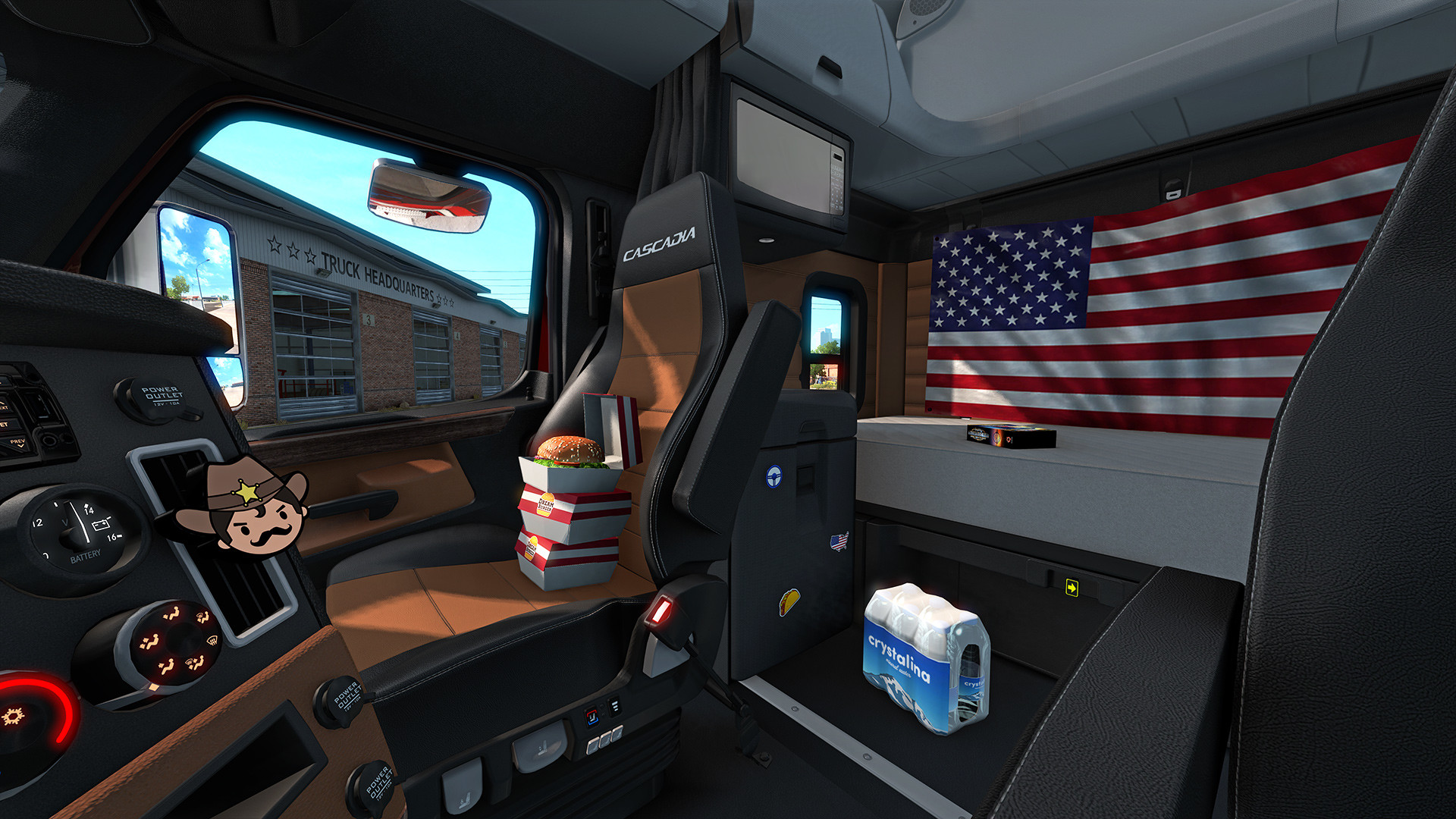 American Truck Simulator - Cabin Accessories DLC Steam CD Key, 124.46$