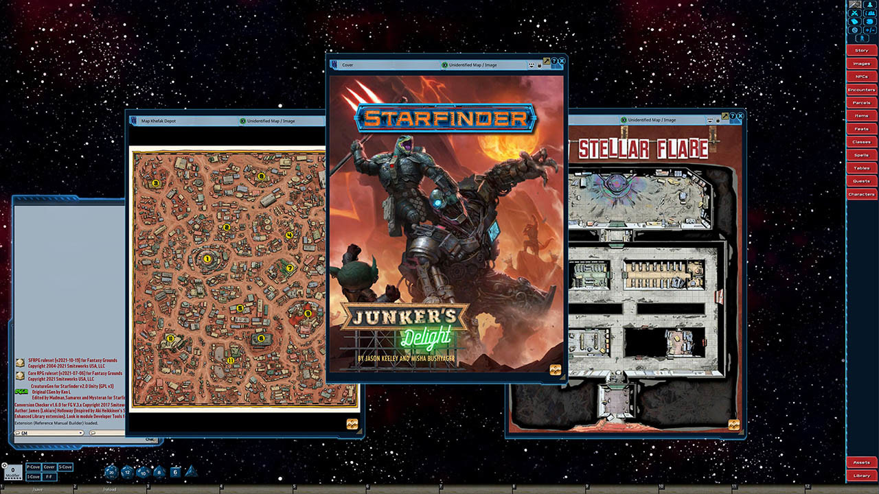 Fantasy Grounds - Starfinder RPG - Junker's Delight Steam CD Key, 2.41$