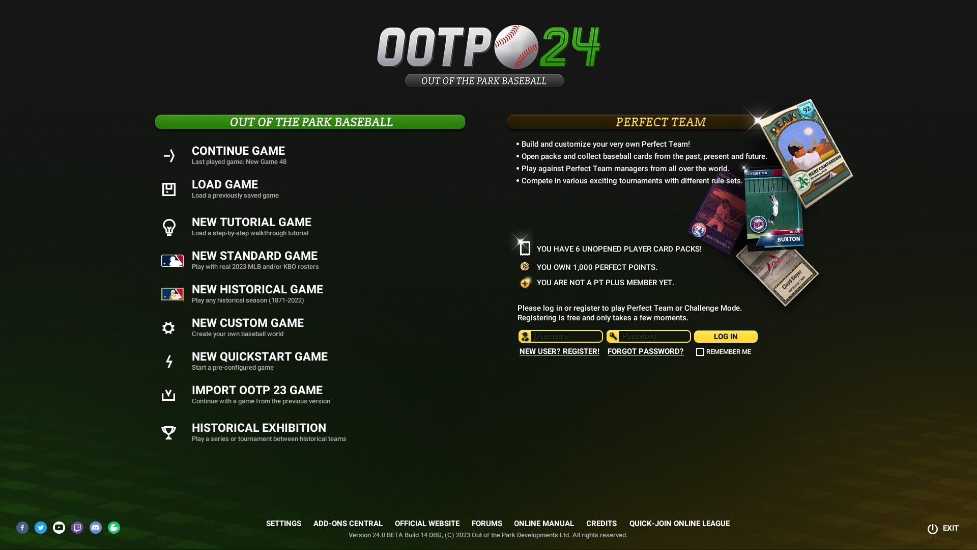 Out of the Park Baseball 24 Steam CD Key, 197.49$