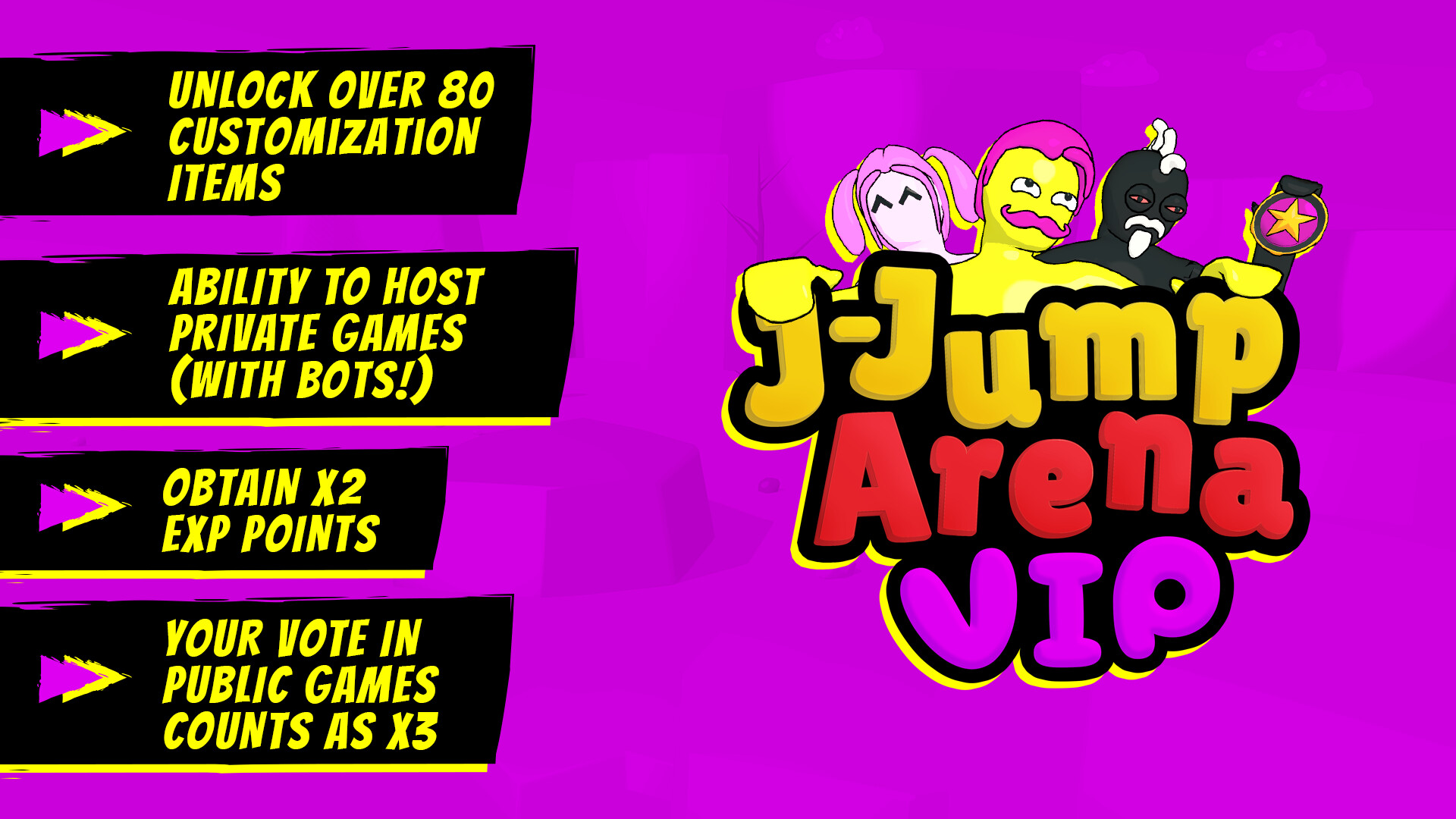 J-Jump Arena - VIP Upgrade DLC Steam CD Key, 3.38$