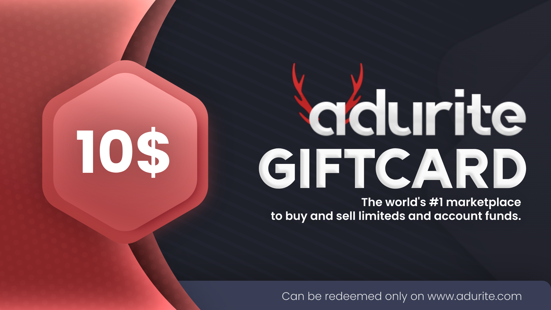 Adurite.com $10 Gift Card, 14.25$