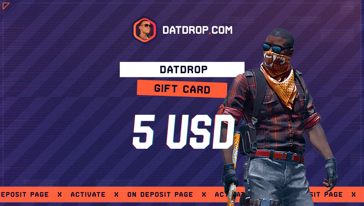 DatDrop 5 USD Gift Card, 5.45$