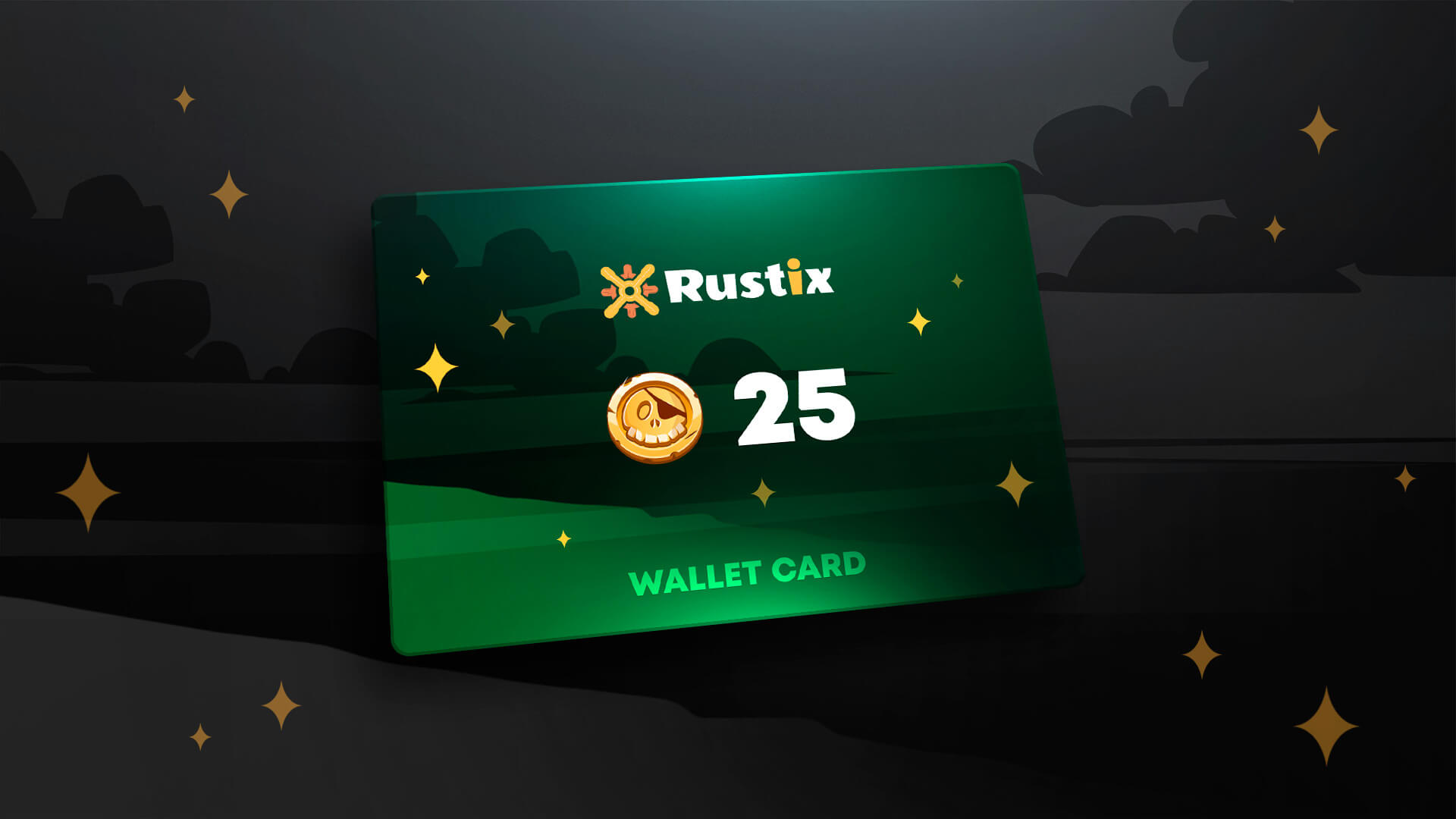 Rustix.io 25 USD Wallet Card Code, 28.25$