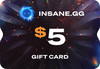 Insane.gg Gift Card $5 Code, 5.9$