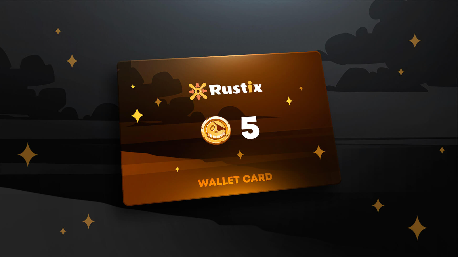Rustix.io 5 USD Wallet Card Code, 5.65$