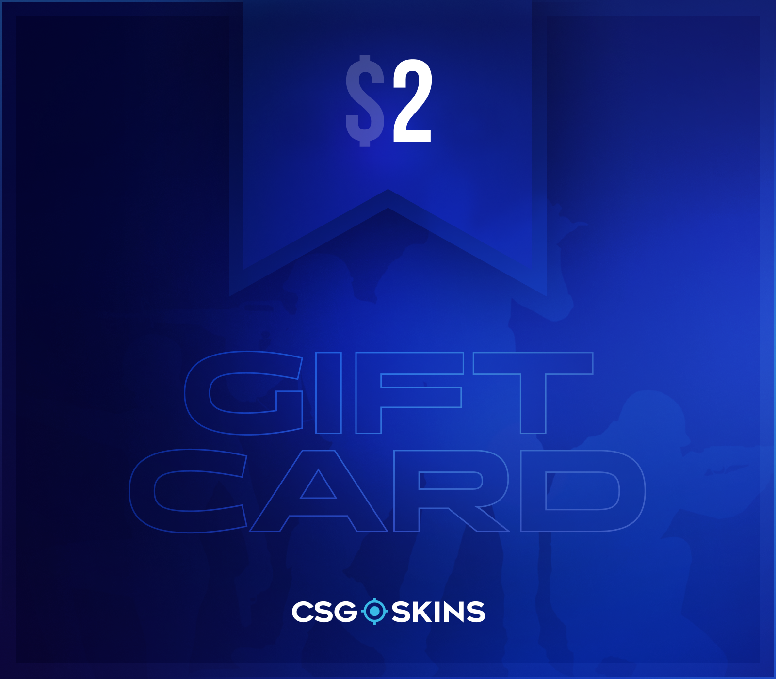 CSGO-Skins $2 Gift Card, 2.2$
