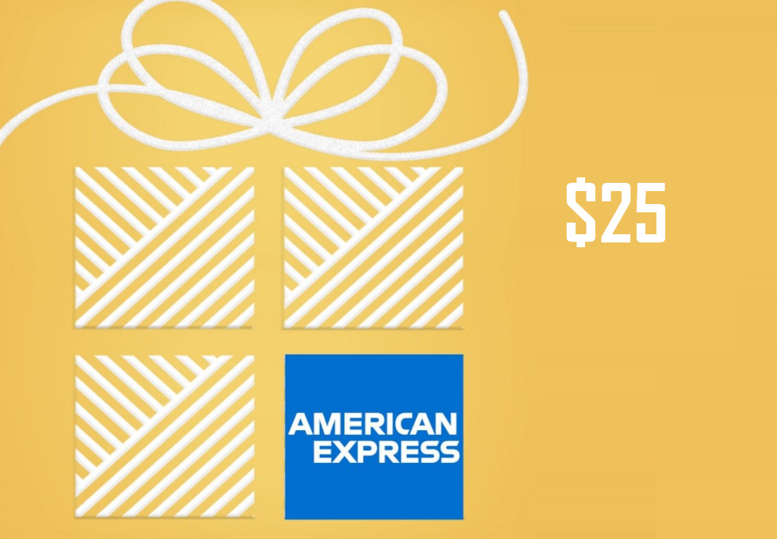 American Express $25 USD Gift Card, 33.25$