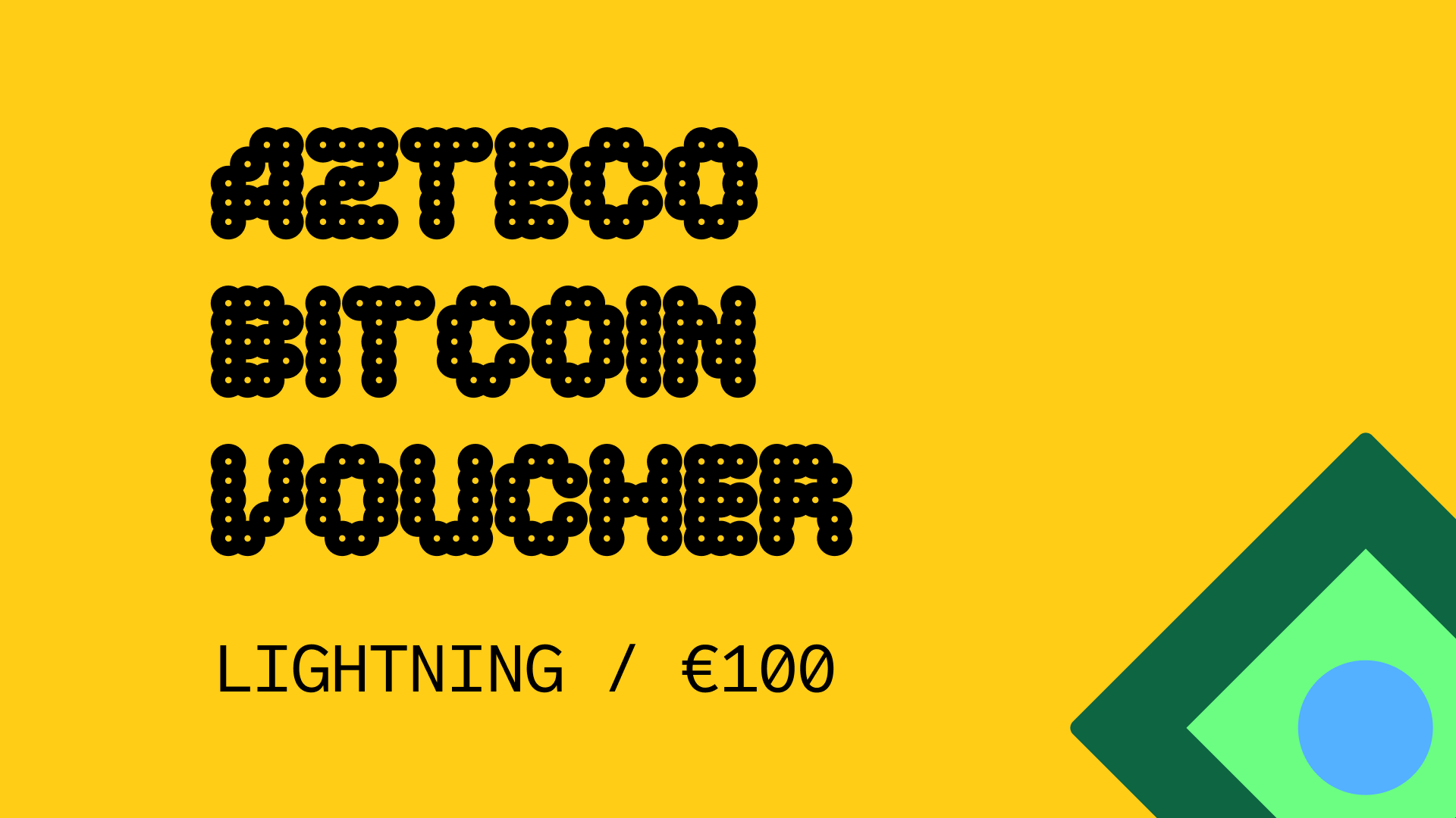 Azteco Bitcoin Lighting €100 Voucher, 112.98$