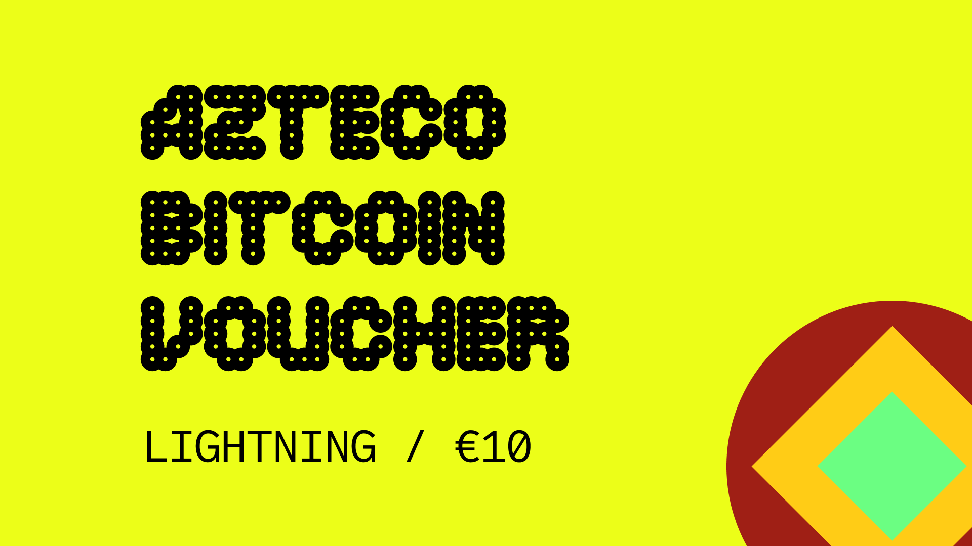 Azteco Bitcoin Lighting €10 Voucher, 11.3$