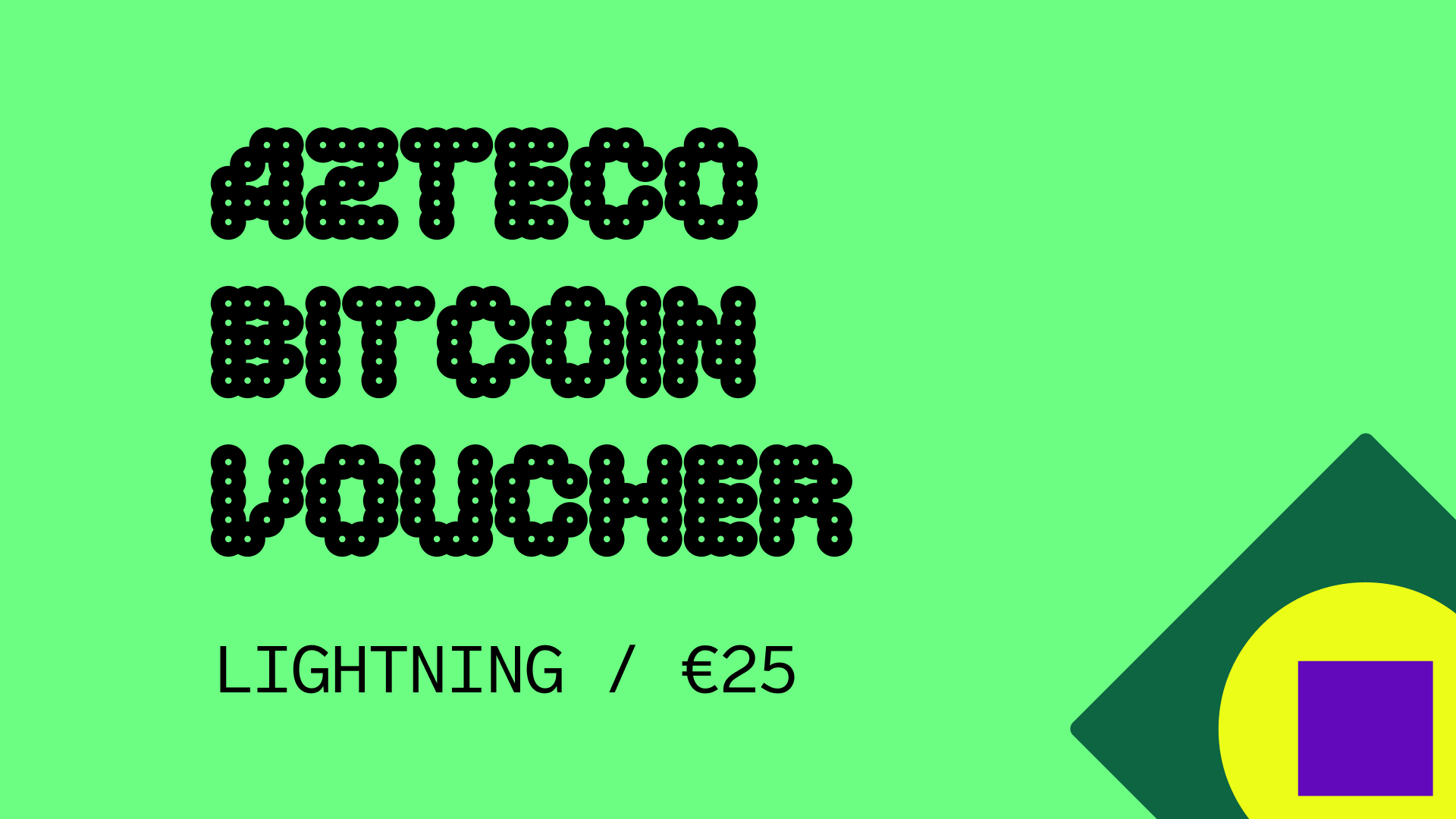 Azteco Bitcoin Lighting €25 Voucher, 28.25$