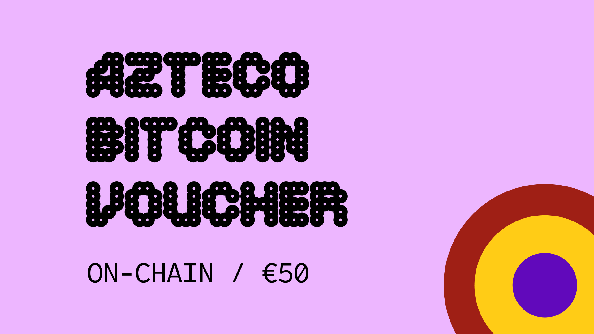 Azteco Bitcoin On-Chain €50 Voucher, 56.5$