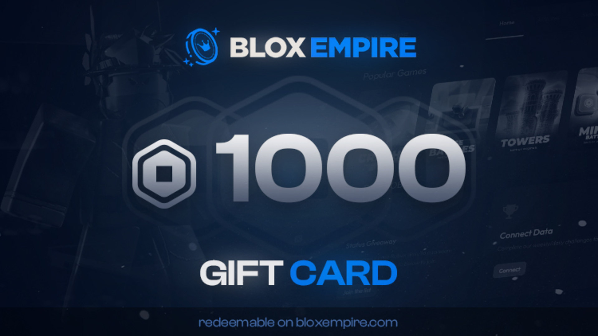 Bloxempire 1,000 Balance Gift Card, 2.76$
