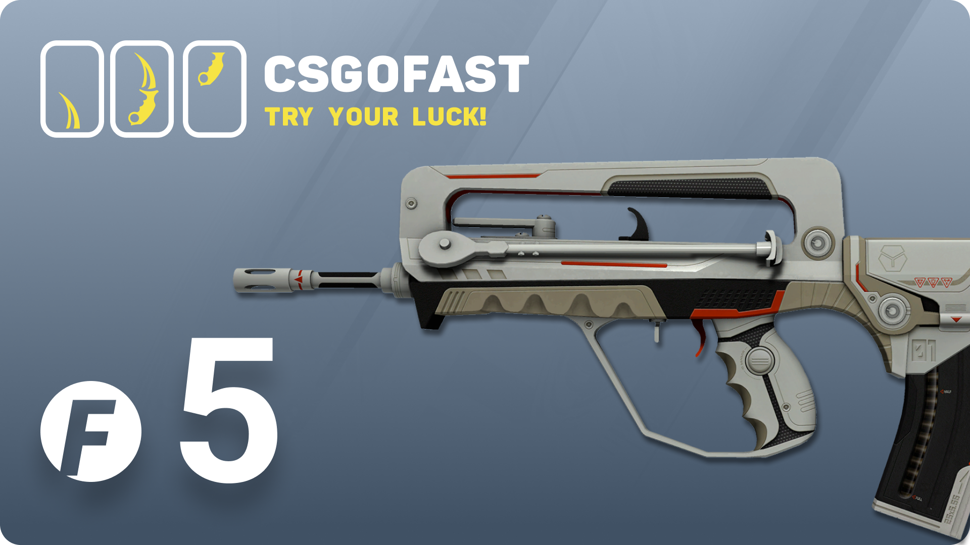 CSGOFAST 5 Fast Coins Gift Card, 3.63$