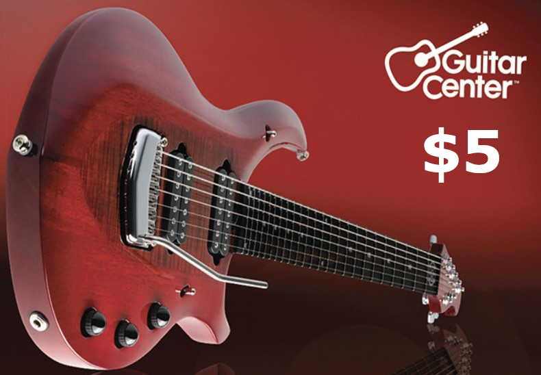 Guitar Center $5 Gift Card US, 3.67$