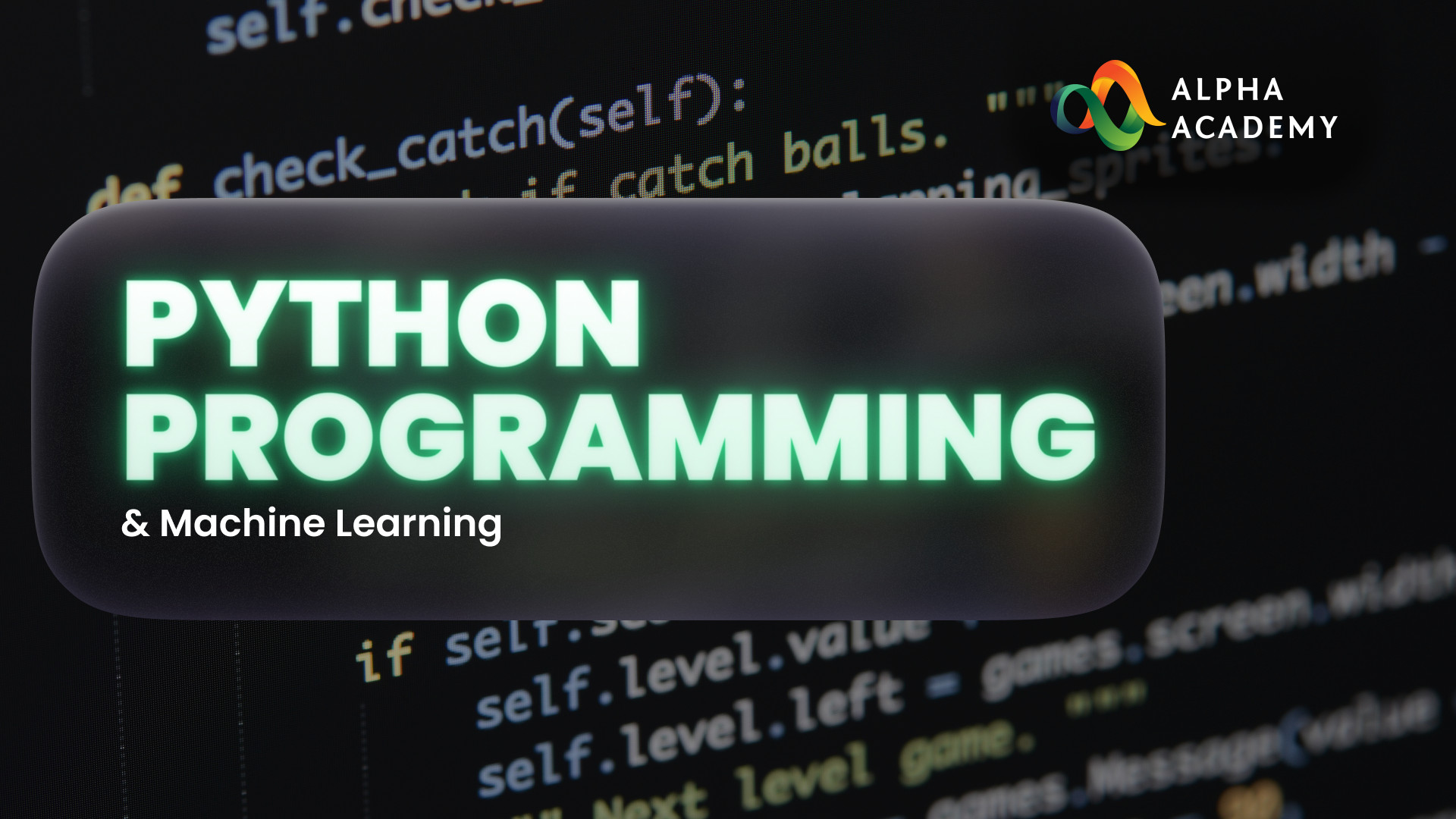 Python Programming & Machine Learning Alpha Academy Code, 18.07$