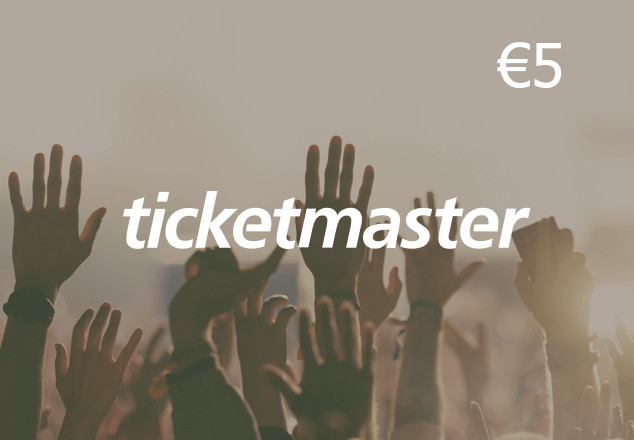 Ticketmaster €5 Gift Card DE, 5.65$