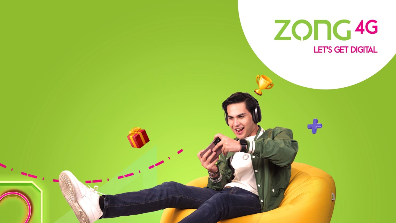 Zong 100 PKR Mobile Top-up PK, 0.99$