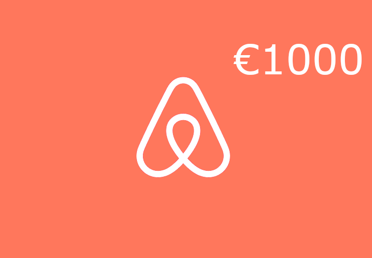 Airbnb €1000 Gift Card NL, 1250.97$