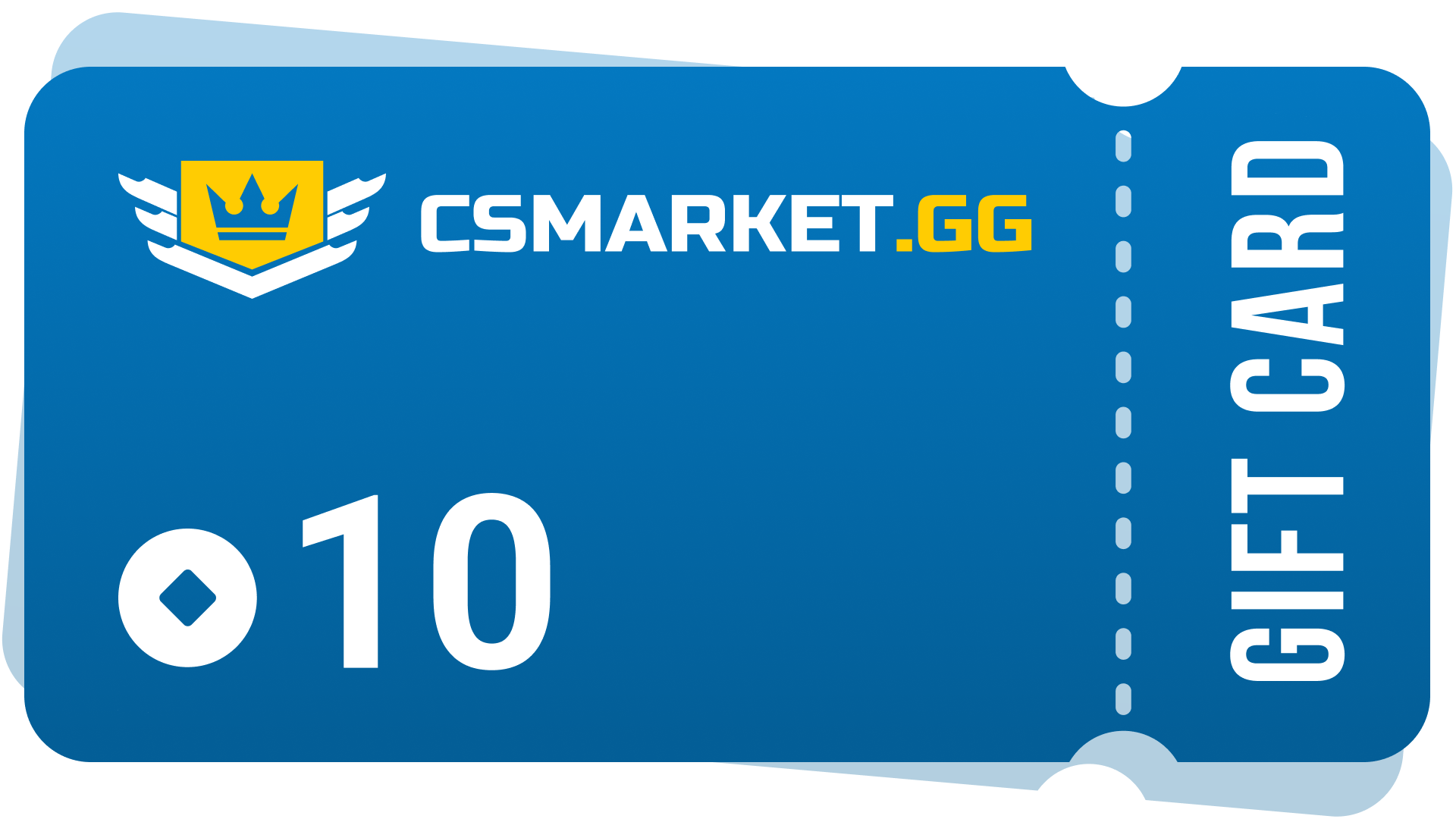 CSMARKET.GG 10 Gems Gift Card, 6.98$