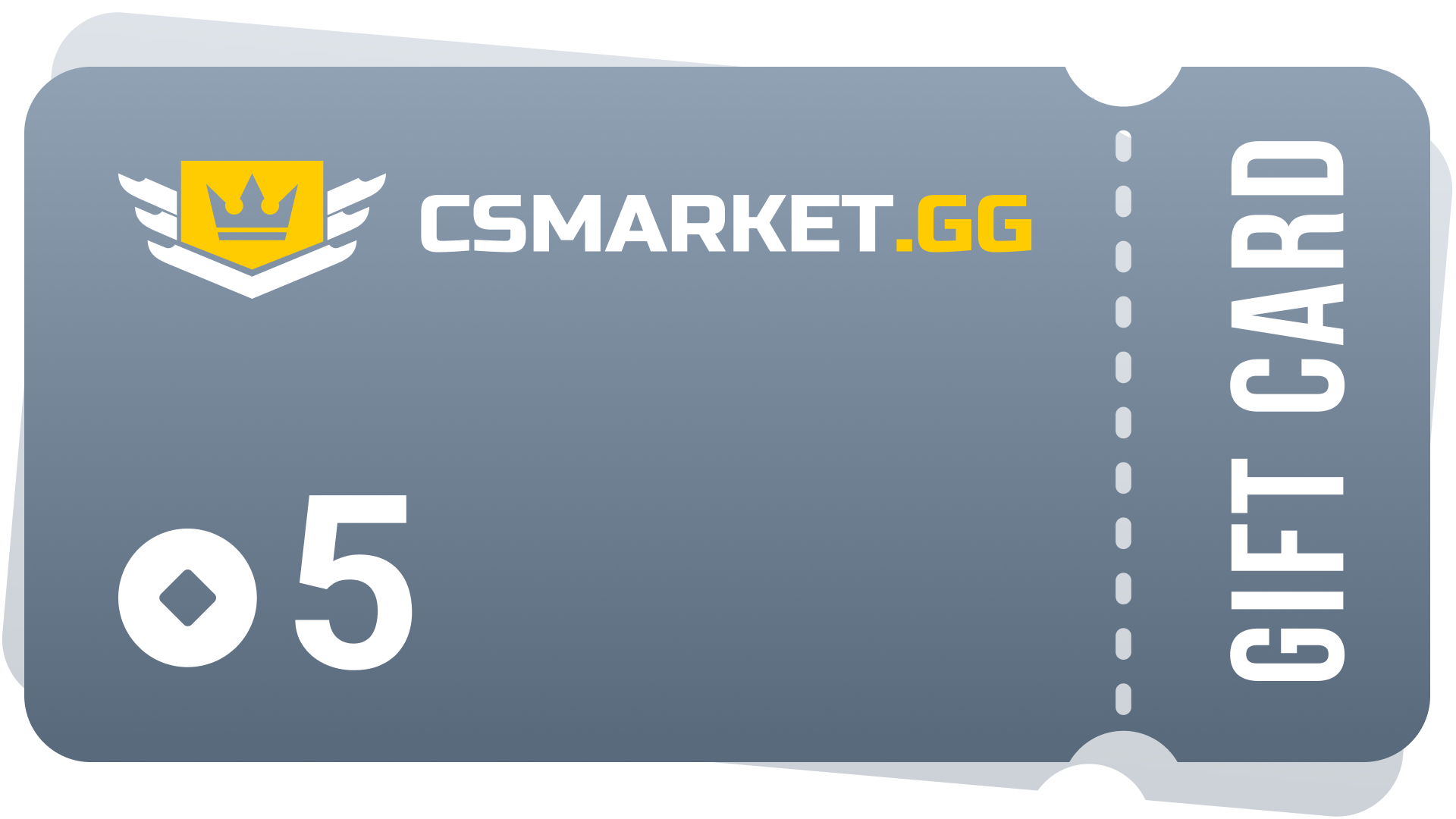 CSMARKET.GG 5 Gems Gift Card, 3.55$