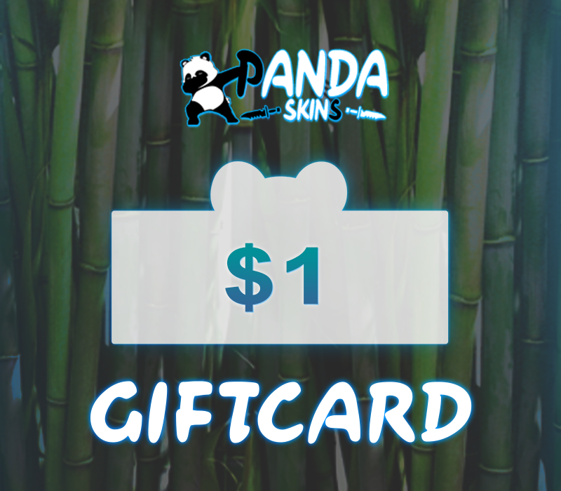 PandaSkins $1 Gift Card, 1.29$