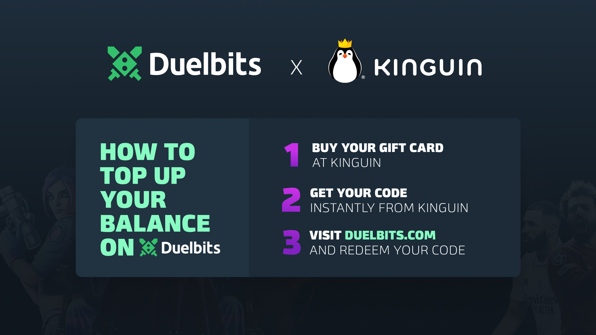 DuelBits $5 Gift Card, 6.27$