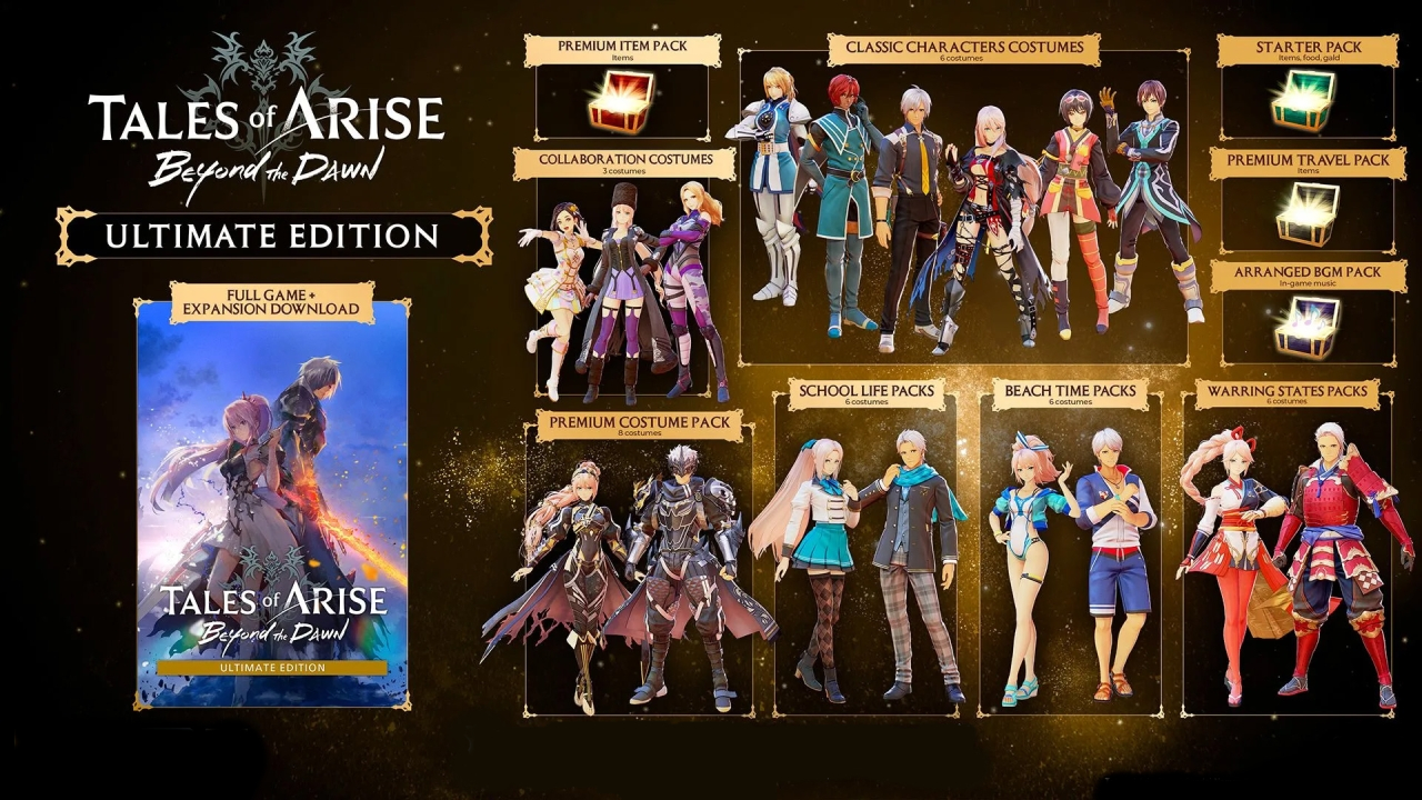 Tales of Arise: Beyond the Dawn Ultimate Edition Steam Altergift, 125.55$