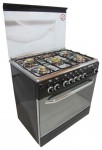 Кухонная плита Fresh 80x55 ITALIANO black st.st. top 80.00x85.00x55.00 см