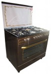 Кухонная плита Fresh 90x60 NEW JAMBO brown st.st. top 90.00x85.00x60.00 см