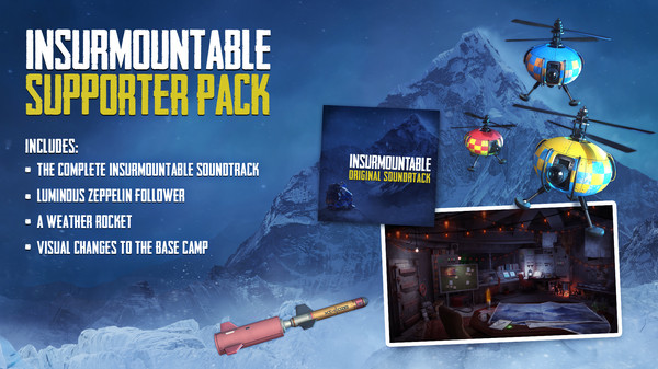 Insurmountable - Supporter Pack DLC Steam CD Key, 5.64$