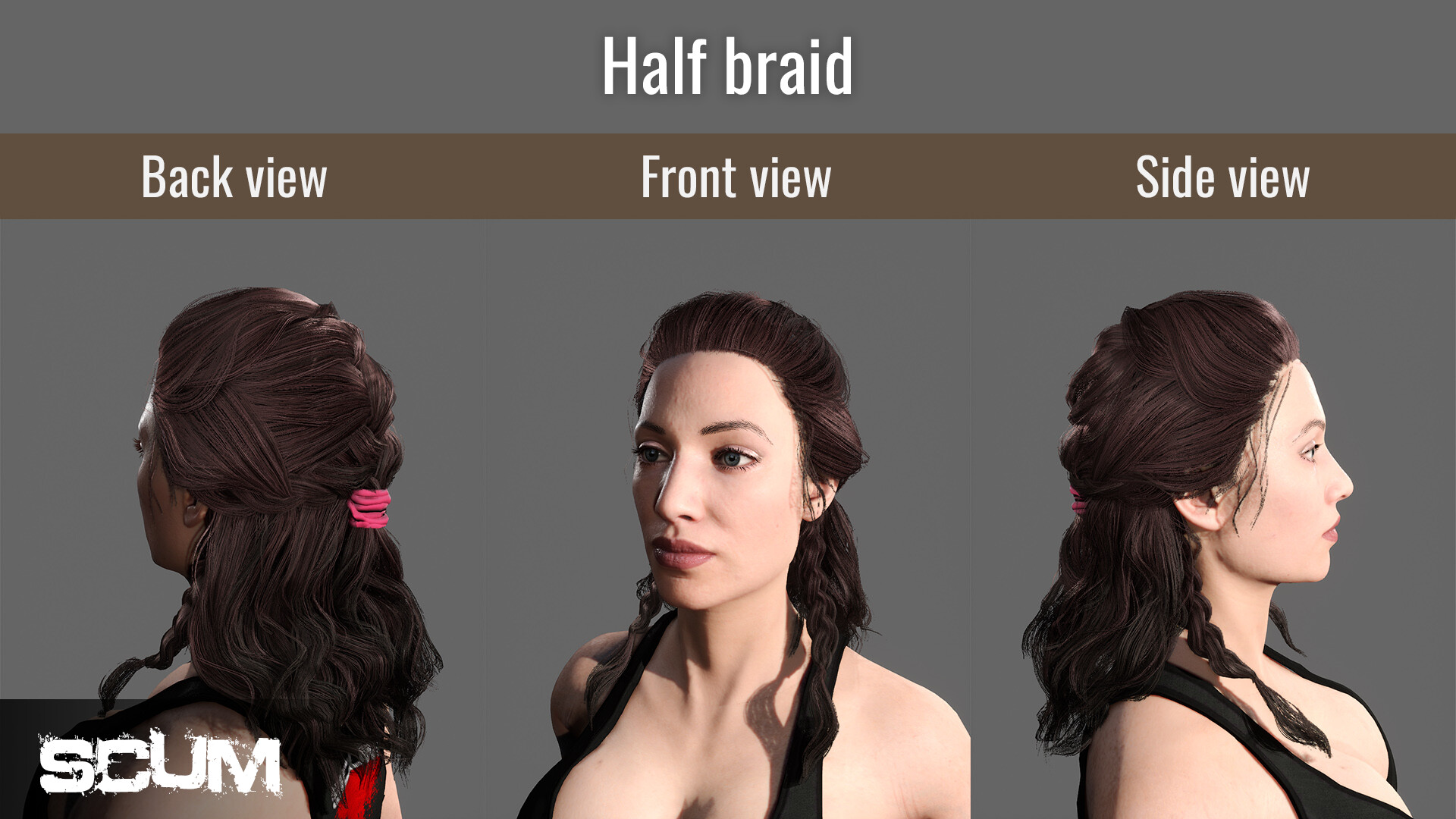 SCUM - Female Hair Pack DLC Steam CD Key, 3.46$
