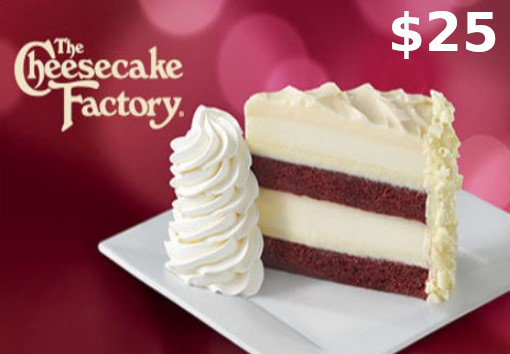 Cheesecake Factory $25 Gift Card US, 29.28$